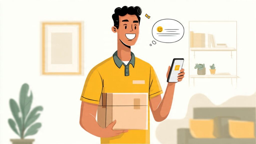 Cliente satisfeito recebendo oferta de upsell por Automação de Vendas para Negócios Online.