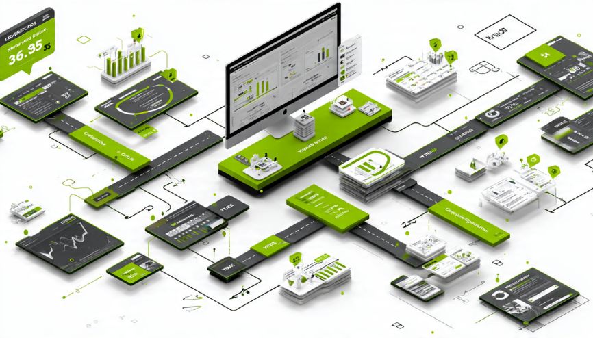 Fluxograma complexo e otimizado de automação para e-commerce