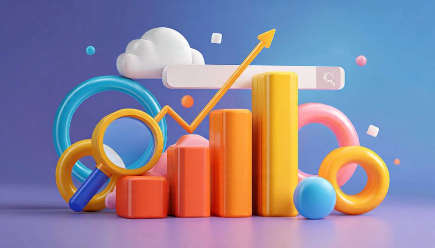 Gráfico de crescimento e estratégias para aumentar o tráfego orgânico
