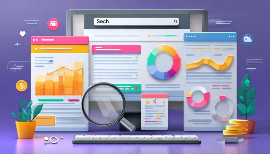 Visão panorâmica de um blog otimizado para SEO