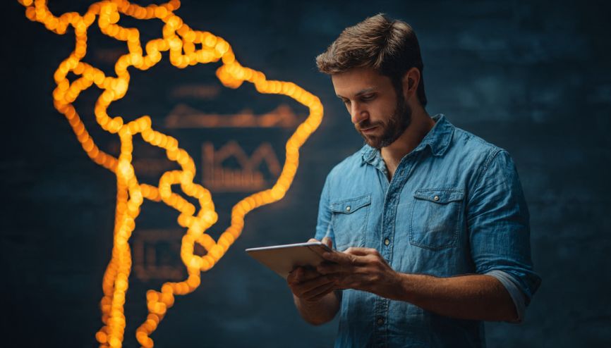 Empreendedor analisando métricas de Dropshipping nacional no Brasil.