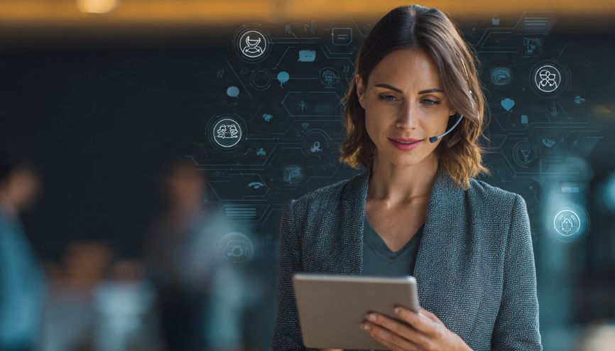 Interface de inteligência artificial aplicada às tendências e-commerce.